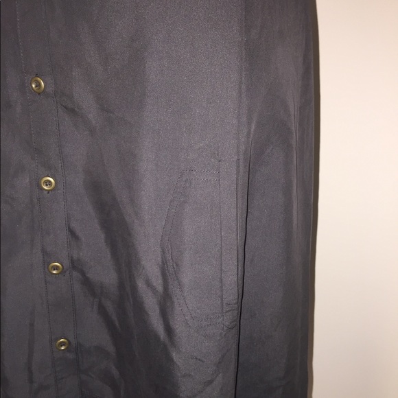 Utility shirt dress with high low hem - Picture 4 of 5